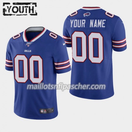 Maillot Buffalo Bills Custom Nike Royal 100th - Enfant